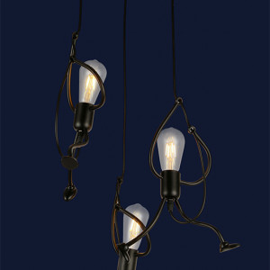 Підвісний світильник 7529075-3 BK