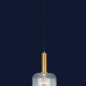 Підвісний світильник 761J2021-1 BRZ+CL