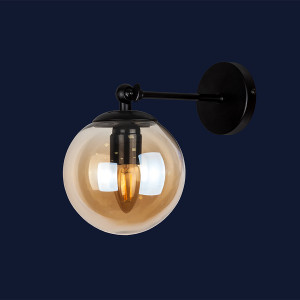 Бра 756WPR150F-1 BK+BR