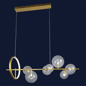 Люстра 918LP267-7 GD+CL