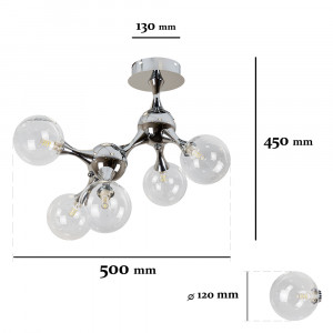 Люстра 7529817-5 CR+CL