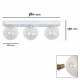 Люстра 761X100F-3 WH+CLWH (380) Зображення №2 Люстра 761X100F-3 WH+CLWH (380) фото №2