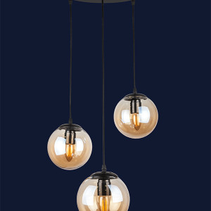 Підвісний світильник 756PR150F-3 BK+BR (300)