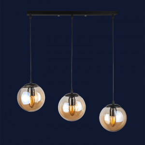 Підвісний світильник 756PR150F-3 BK+BR (500)