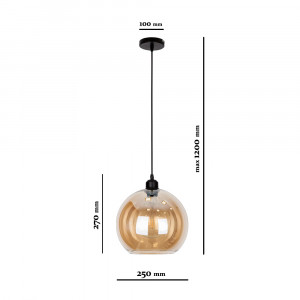 Підвісний світильник 91611F-1 BR