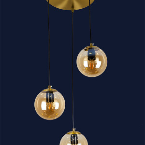 Підвісний світильник 756PR150F-3 BRZ+BR (300)