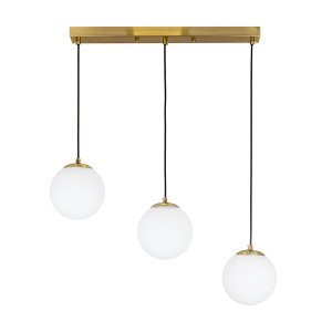 Підвісний світильник 756PR150F-3 BRZ+WH (500)