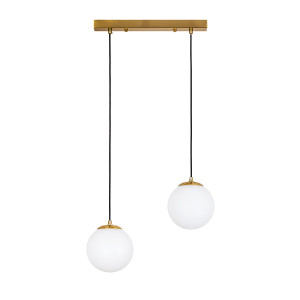 Підвісний світильник 756PR150F-2 BRZ+WH (350)