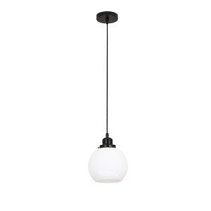 Підвісний світильник 91609F-1 BK+WH