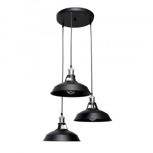 Підвісний світильник 7526857F1-3 BK (300)