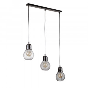 Підвісний світильник 907004F-3 BK (500)