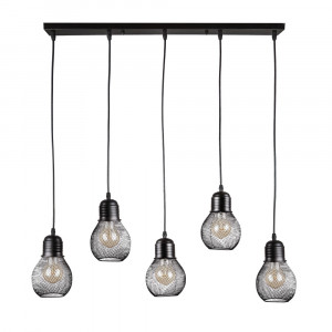 Підвісний світильник 907004F-5 BK (700)