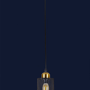 Підвісний світильник 907015F-1 BRZ+BK