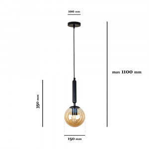 Підвіс 9992015F-1 BK+BR