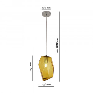 Підвісний світильник 91603-1 AMBER