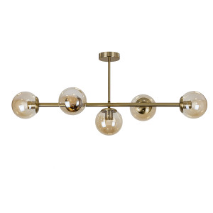 Люстра 7529906-5 BRZ+BR