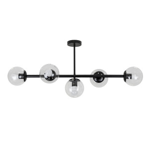 Люстра 7529906-5 BK+CL