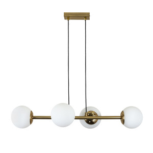 Люстра 7529909-4 BRZ+WH