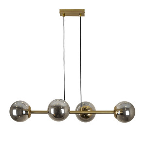 Люстра 7529909-4 BRZ+BK