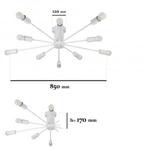 Люстра 7529901-10 WH