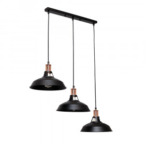 Підвісний світильник 7526857F4-3 BK (500)