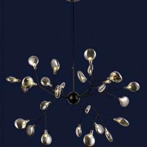 Люстра 918LP262-27 BK+BK