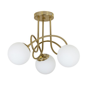 Люстра 7529903-3 BRZ+WH