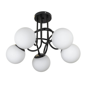 Люстра 7529910-5 BK+WH