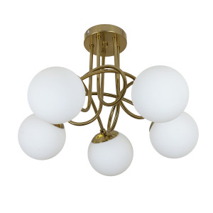 Люстра 7529910-5 BRZ+WH