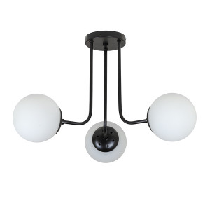 Люстра 7529908-3 BK+WH