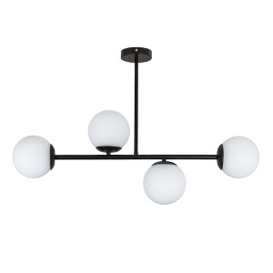 Люстра 7529825-4 BK+WH