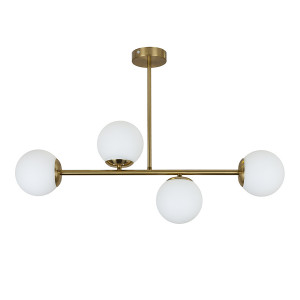 Люстра 7529825-4 BRZ+WH