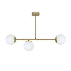 Люстра 7529825-3 BRZ+WH