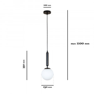Підвіс 9992015F-1 BK+WH