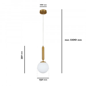 Підвіс 9992015F-1 BRZ+WH