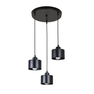Підвісний світильник 752187F-3 BK (300)