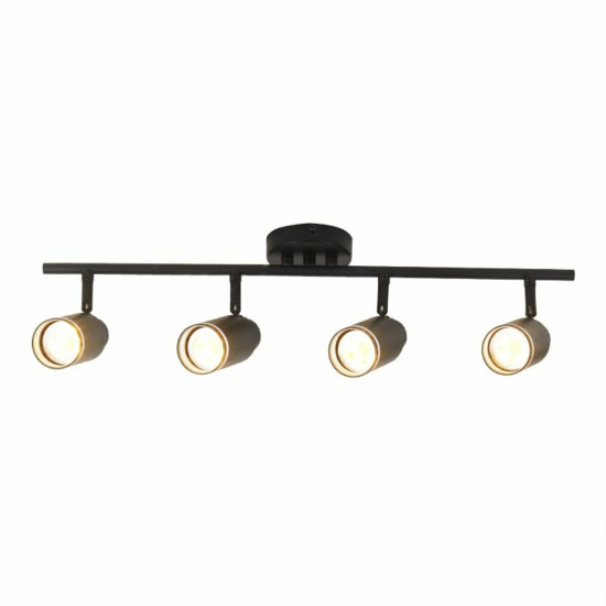 Спот INN-23054BK чорний на 4 плафони Зображення №2 Спот INN-23054BK чорний на 4 плафони фото № 2