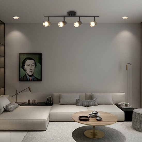 Спот INN-23054BK чорний на 4 плафони Зображення №3 Спот INN-23054BK чорний на 4 плафони фото № 3