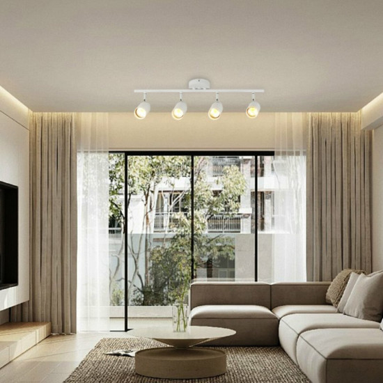 Спот INN-23054WH білий на 4 плафони Зображення №3 Спот INN-23054WH білий на 4 плафони фото № 3