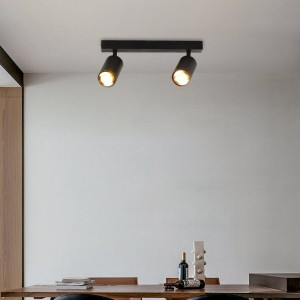 Спот INN-23192BK чорний на 2 плафони