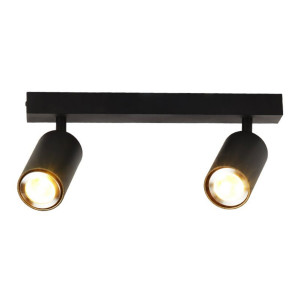 Спот INN-23192BK чорний на 2 плафони