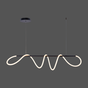 Люстра підвісна світлодіодна акрилова VALESO 20006PM чорна