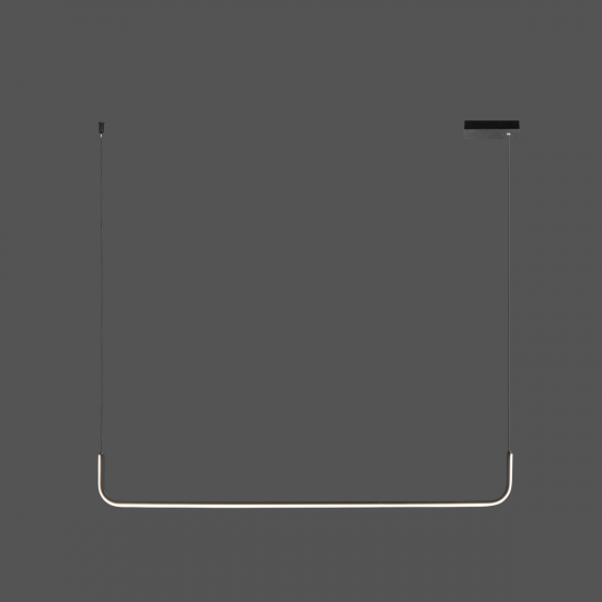 Люстра підвісна світлодіодна акрилова VALESO 2023199-1 BK+WT  фото № 2