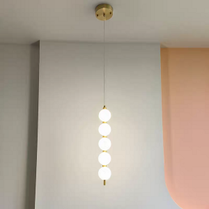 Люстра сучасна підвісна перлина VALESO G3871-5 Copper 12W