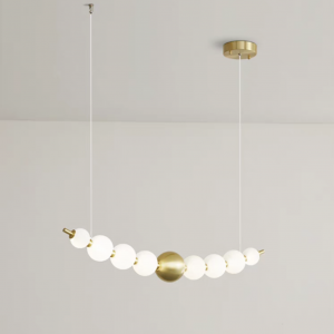 Люстра сучасна підвісна перлина VALESO G3872-9 Copper 17W