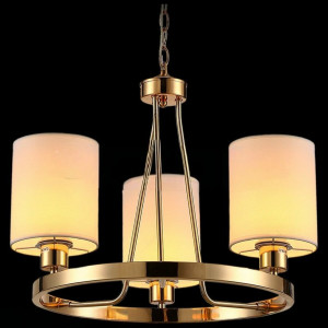 Люстра класична підвісна VALESO V03-3 золота Люстра класична підвісна VALESO V03-3 золота