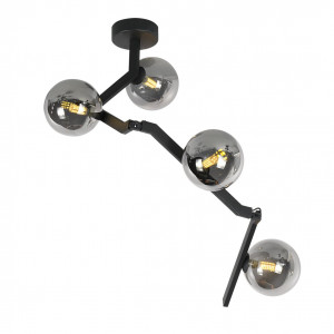 Люстра стельова регульована VALESO BX84020-4 BK чорна