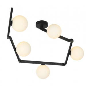 Люстра стельова регульована VALESO BX84020-5A BK чорна