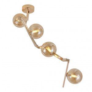 Люстра стельова регульована VALESO BX84020-4 GD золота