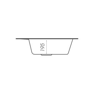 Гранітна мийка для кухні Platinum 5149 FIESTA матова Білосніжна